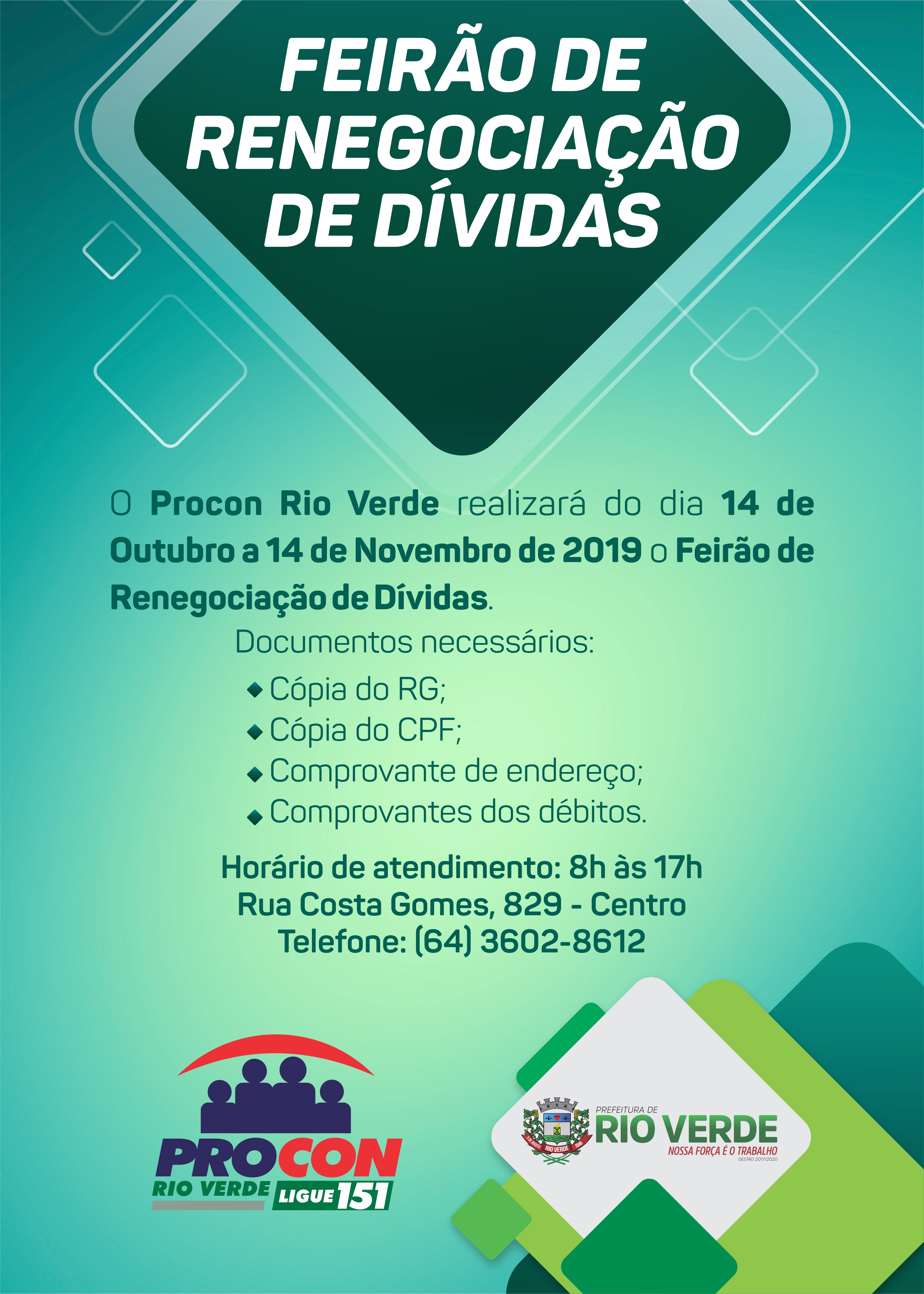 Feirão de Renegociação de Dívidas
